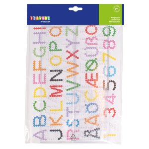 Lettres de tuiles & 0-9