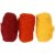 Laine carde - harmonie jaune/terre cuite - 3 x 10 g