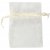 Sacs en organza - blanc cass - 10 pcs