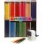 Colortime Crayons de couleur + taille-crayon - couleurs mlanges 12 x 12 pcs