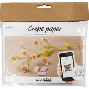 Mini Kit DIY Papier Crpe - Branche de Cerise