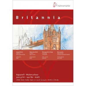 Bloc aquarelle Hahnemhle Britannia 300g Mat