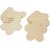 Figurines en bois papillons et fleurs - 12 pcs