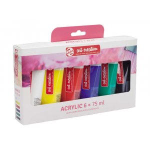 Peintures acryliques Art Creation Color set 75 ml - 6 couleurs