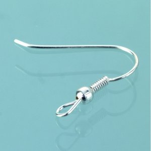 Contours d'oreilles 20 mm - argents 100 pcs.