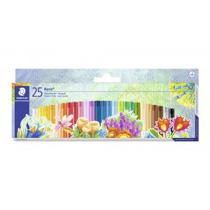 Crayons pastel  l'huile Noris 8 mm - 25 crayons