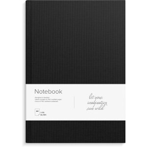 Carnet - Noir - A4 non lign